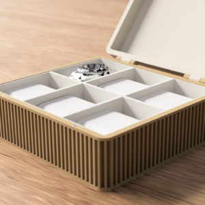 Écrin luxe modulable pour montres & bijoux